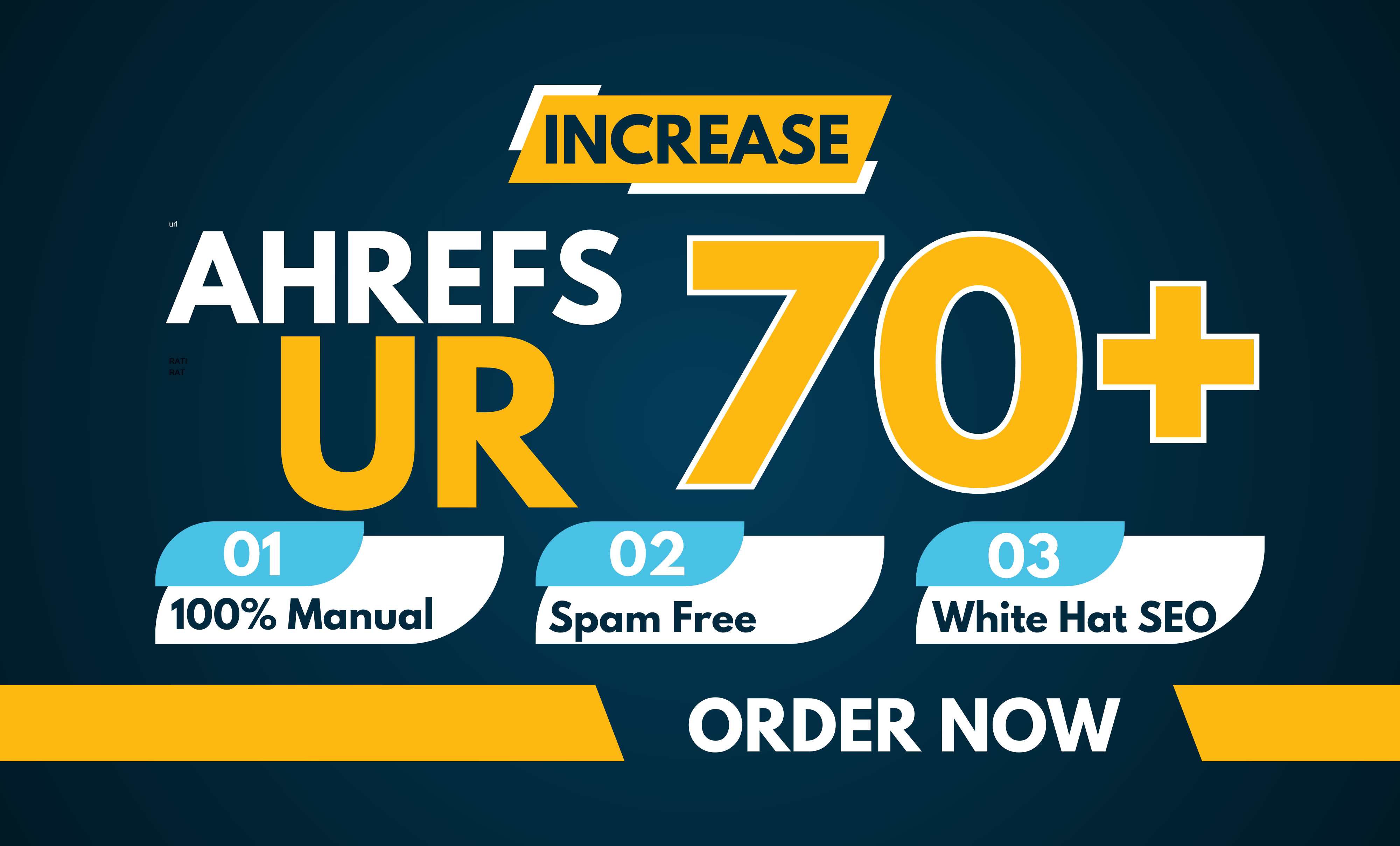 i will increase your website ahrefs UR 70+ 