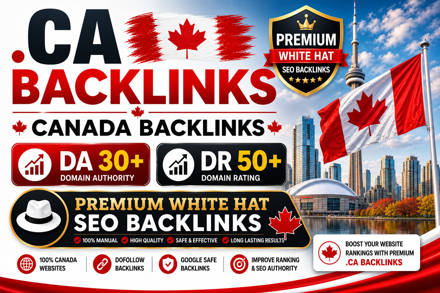 I will create 100 High-Quality .CA Canadian PBN Backlinks 