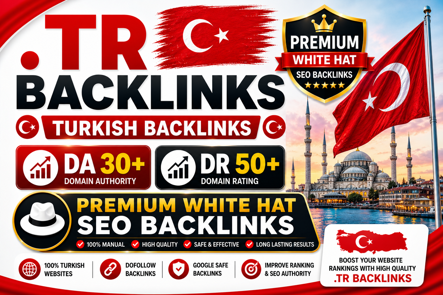 I will create 50 High-Quality .Tr Turkish PBN Backlinks