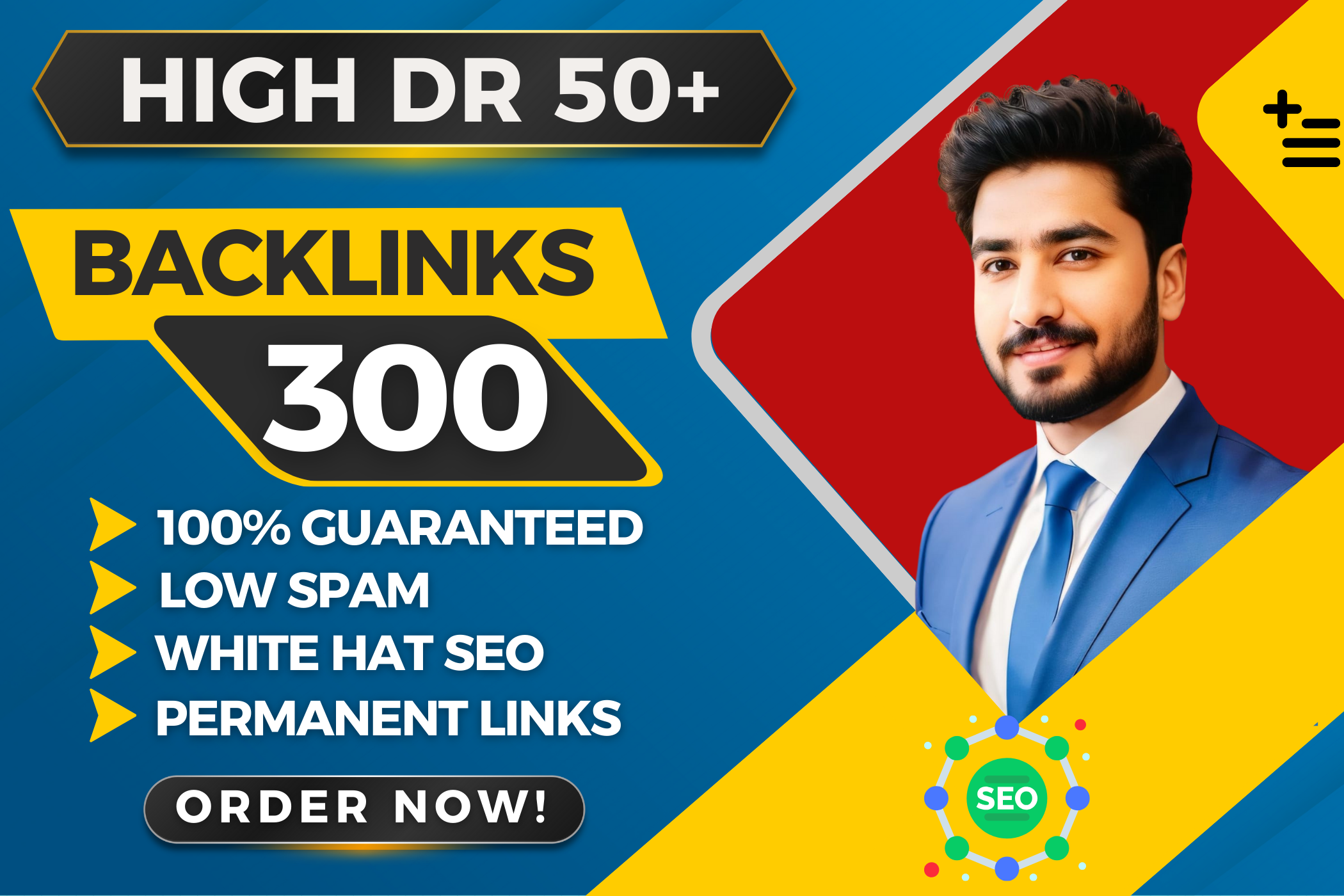I will create 300 High DR 50+ PBN dofollow backlinks 