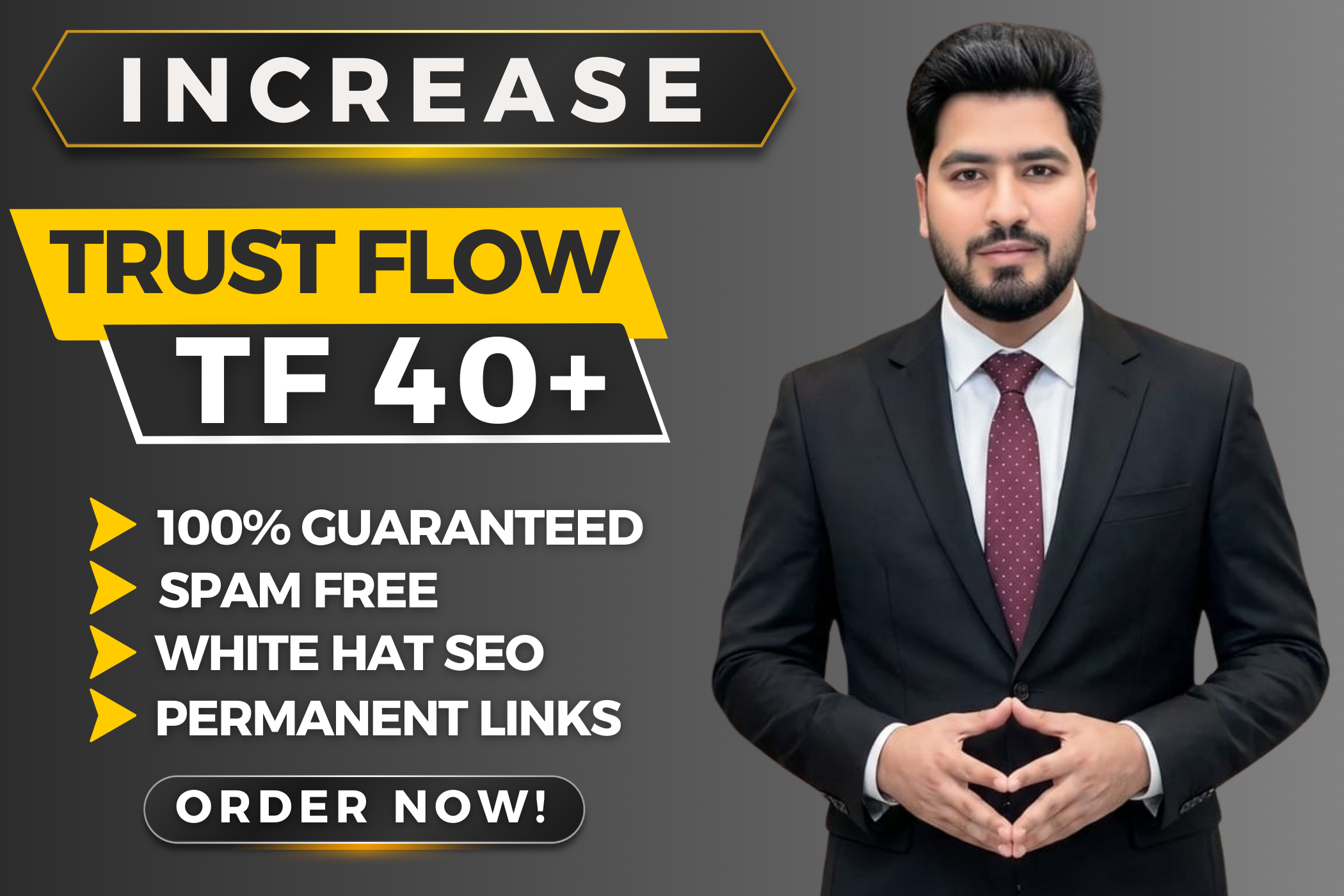 I Will Increase Majestic Trust Flow TF 40+ to Improve...