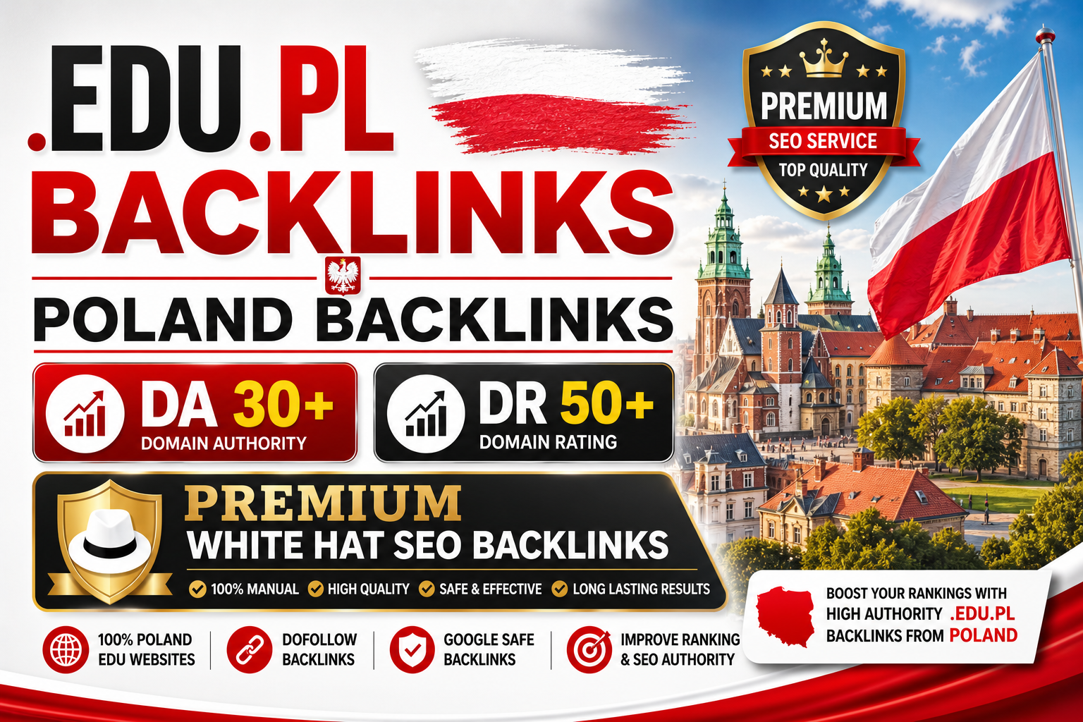 I will create 100 High-Quality .PL PBN Backlinks 