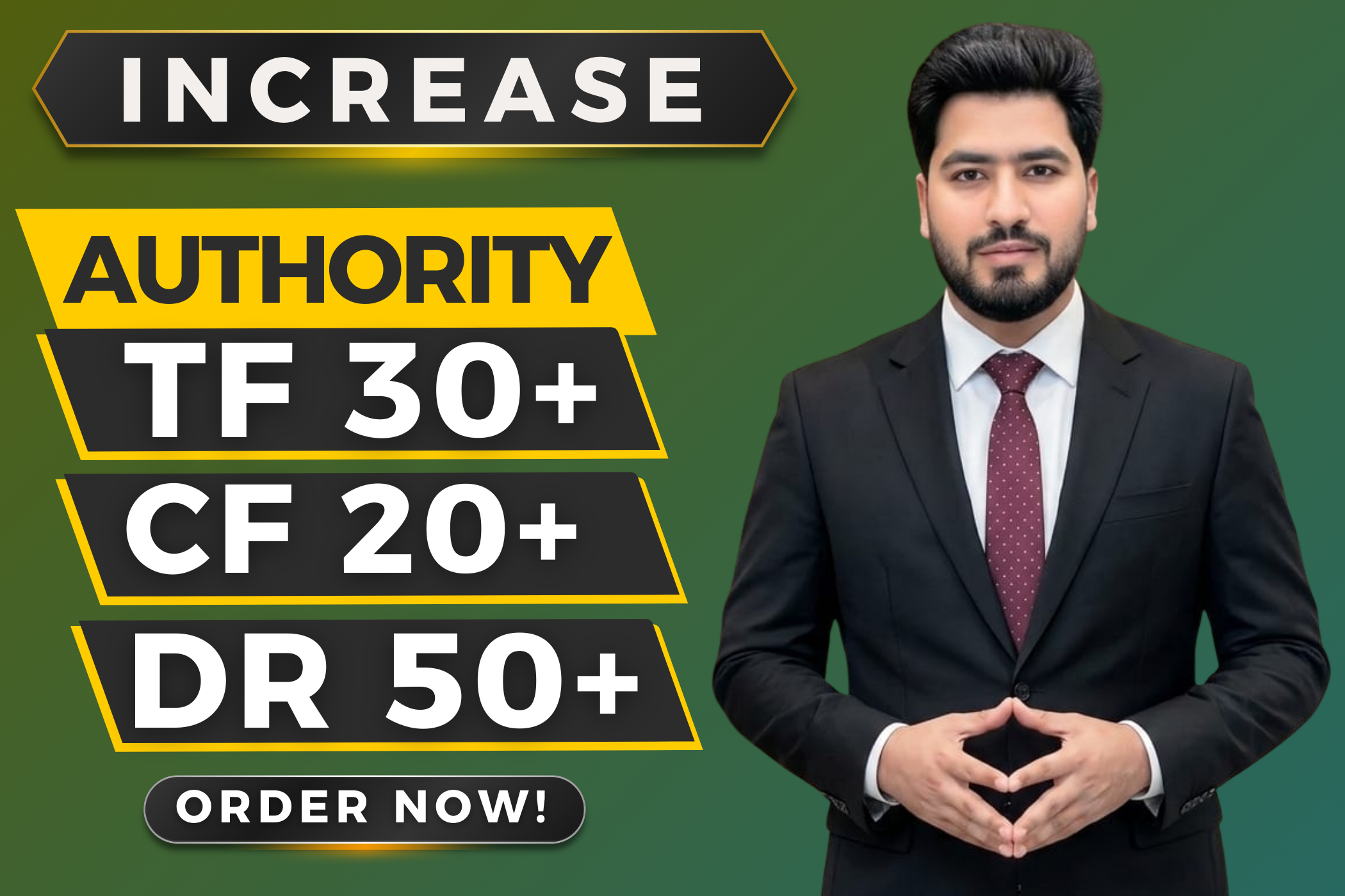 I will Increase DR 50+ CF 20+ and TF 30+ of URL Guara...