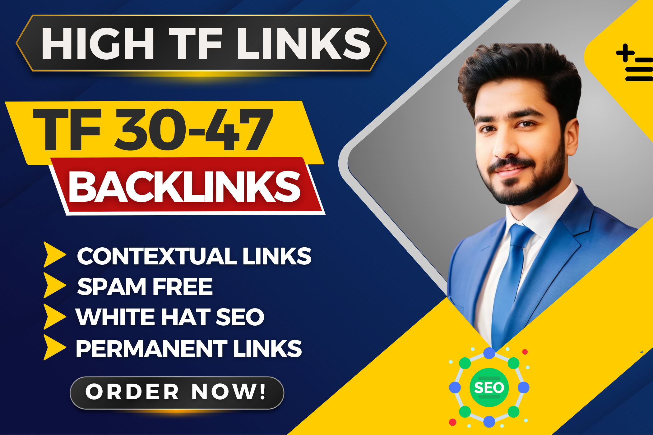 I will create 100 High Trust Flow TF 30+ posts for SERP ranking