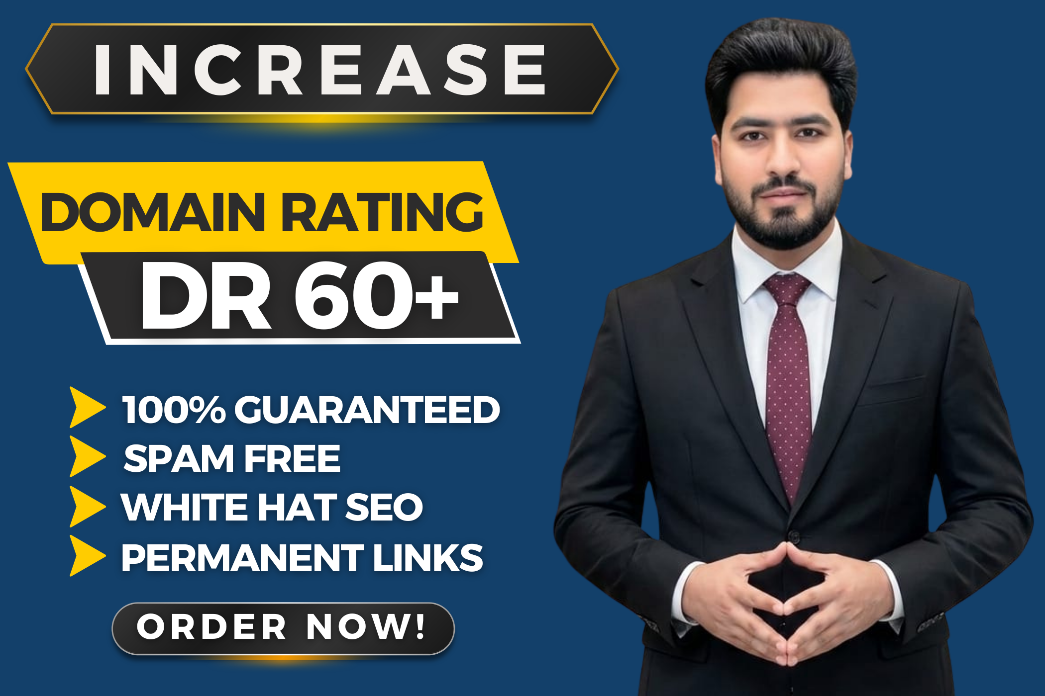 I Will Increase Ahrefs Domain Rating DR 60+ Guarentee...