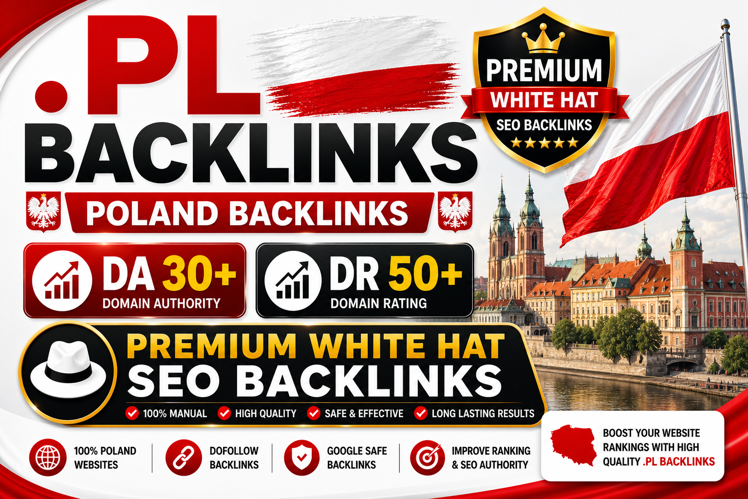 I will create 10 High Quality .pl Poland PBN Backlinks 
