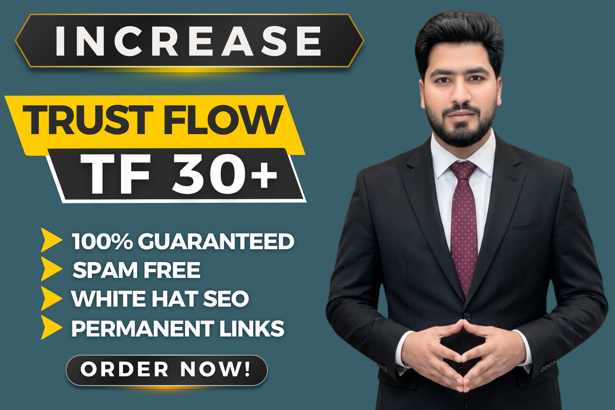 Increase trust flow TF 30+ of URL guaranteed