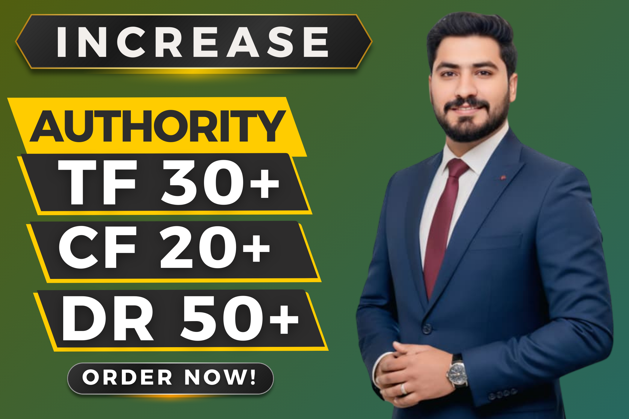 I will Increase DR 50+ CF 20+ and TF 30+ of URL Guaranteed