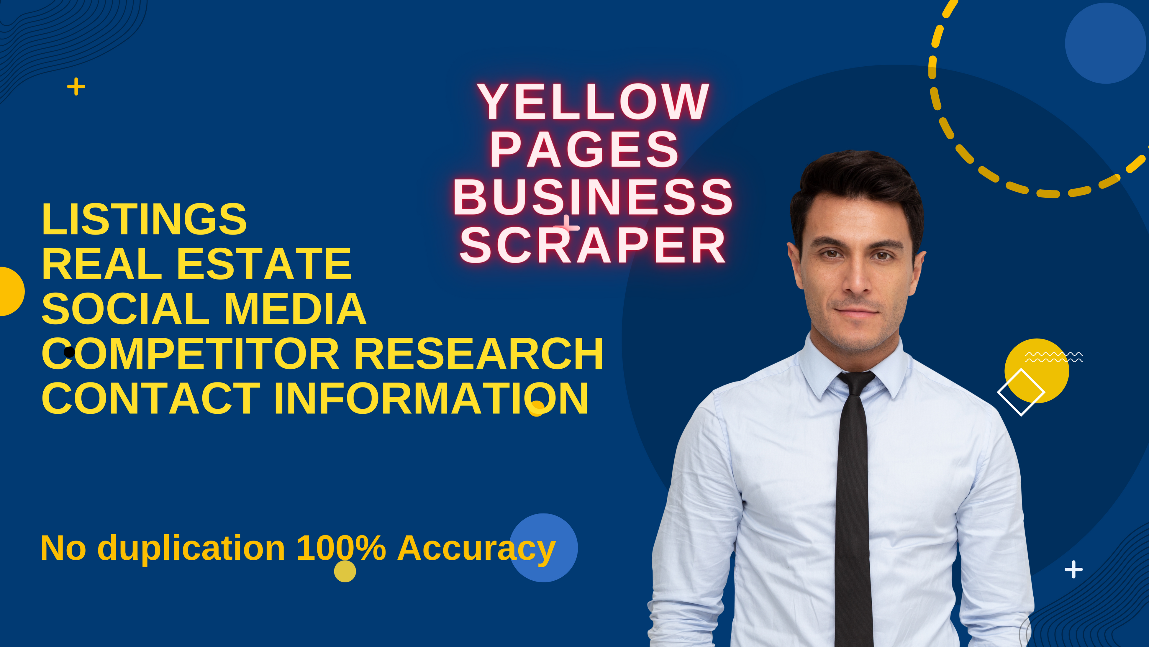 We offer comprehensive data extraction services from Yellow Pages.