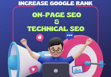 optimize onpage and technical SEO to increase organic traffic