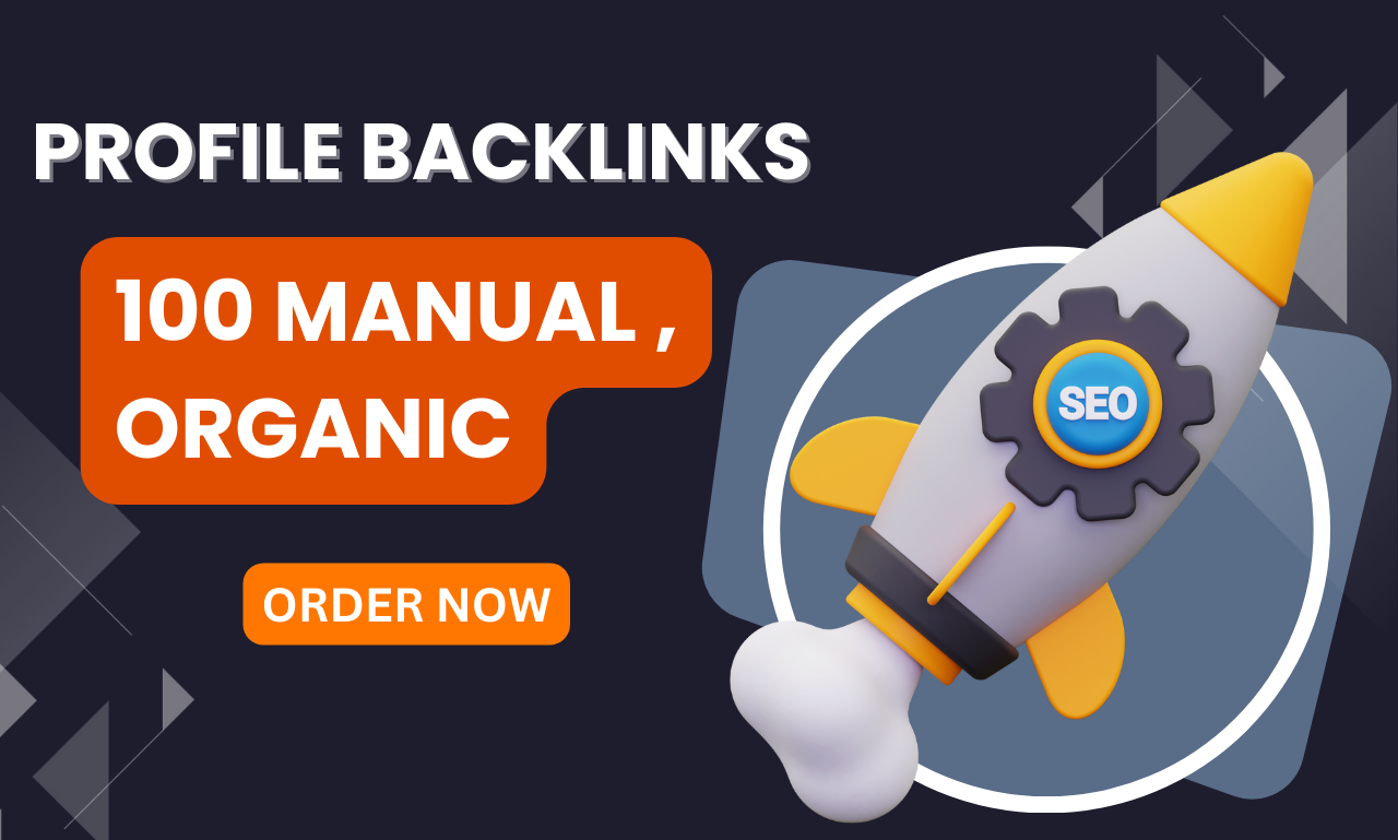 I will create high authority 100 profile backlinks