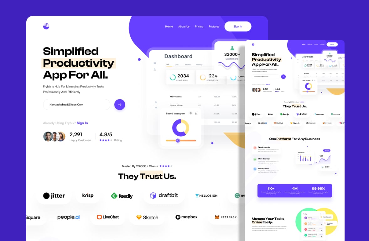 I will do your website or landing page UI in figma