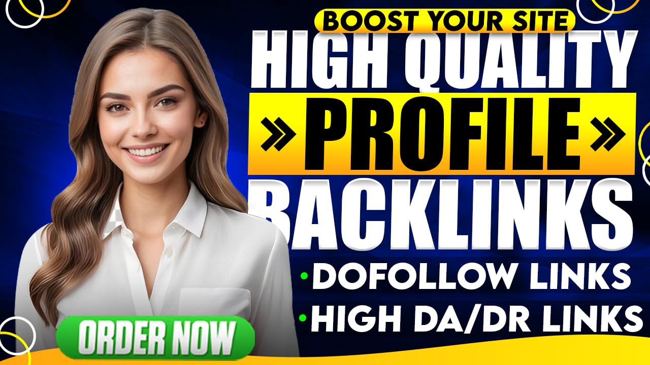 Get 300 High DA DR Profile Backlinks Buy 2 get 1 free