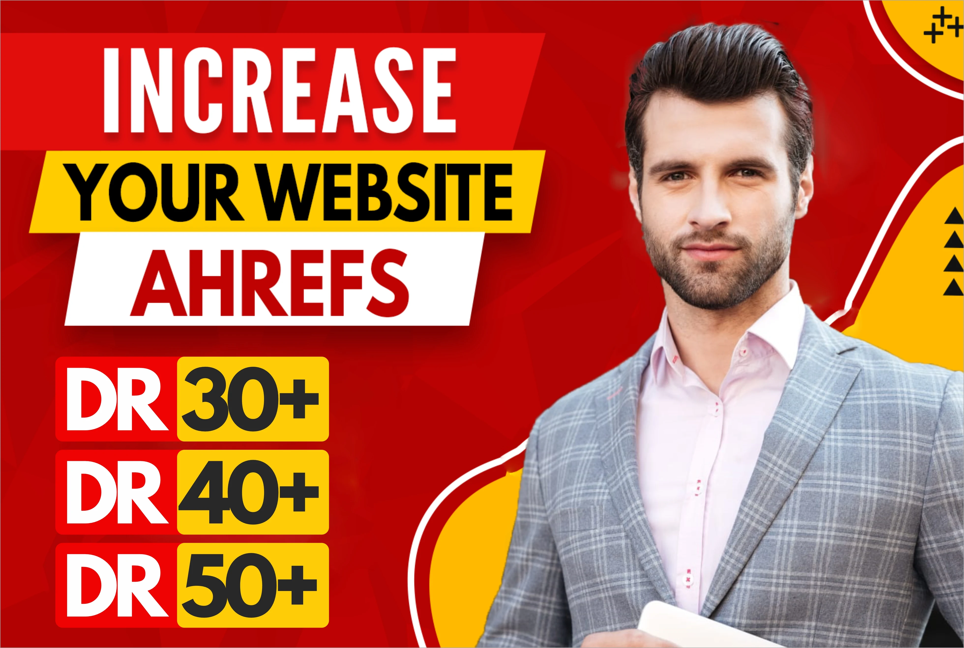 Increase your website DR 50 Plus in AHREFs. Buy 2 get 1 free Offer