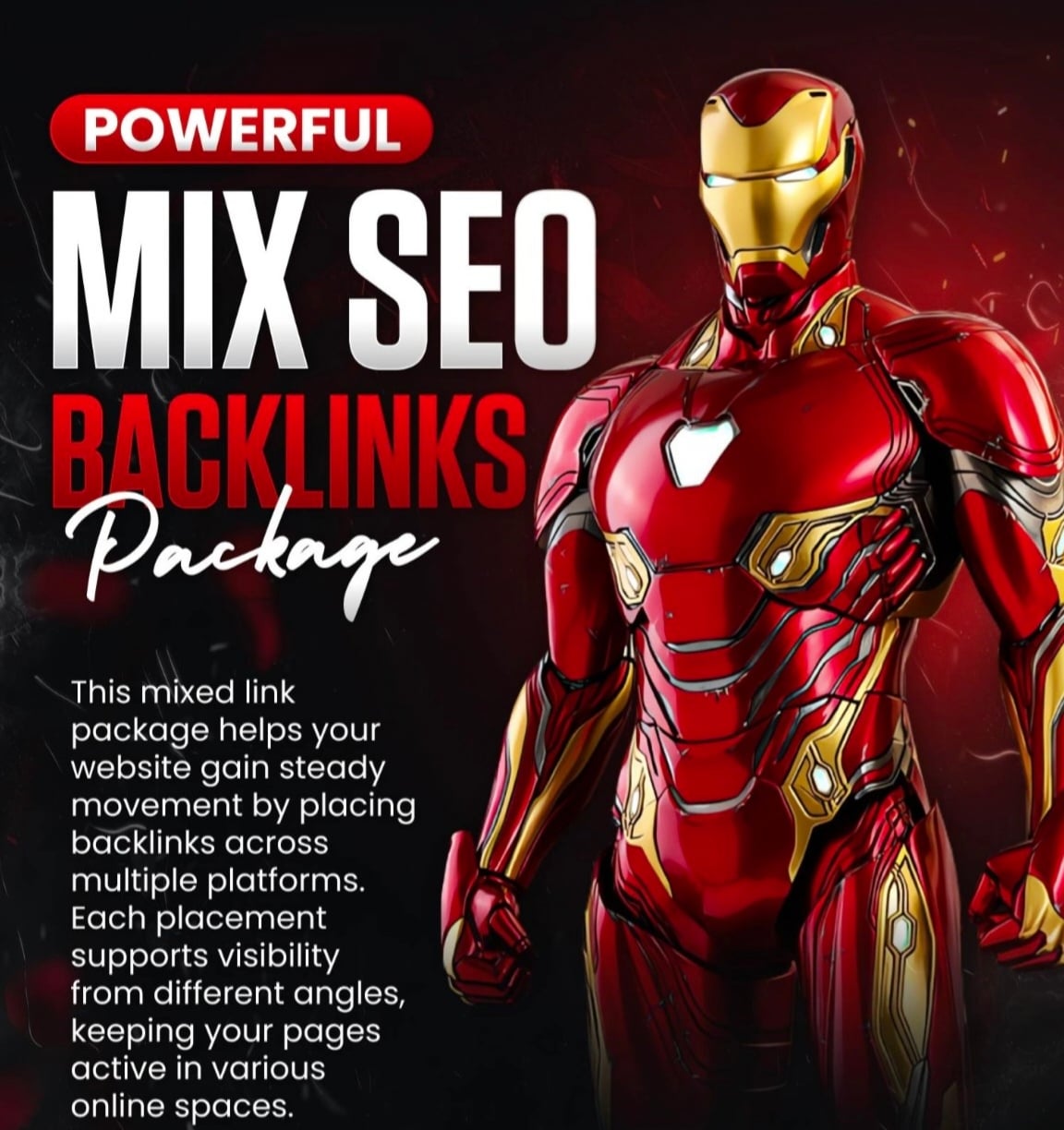 Get High Quality Premium Mix Backlinks Package 