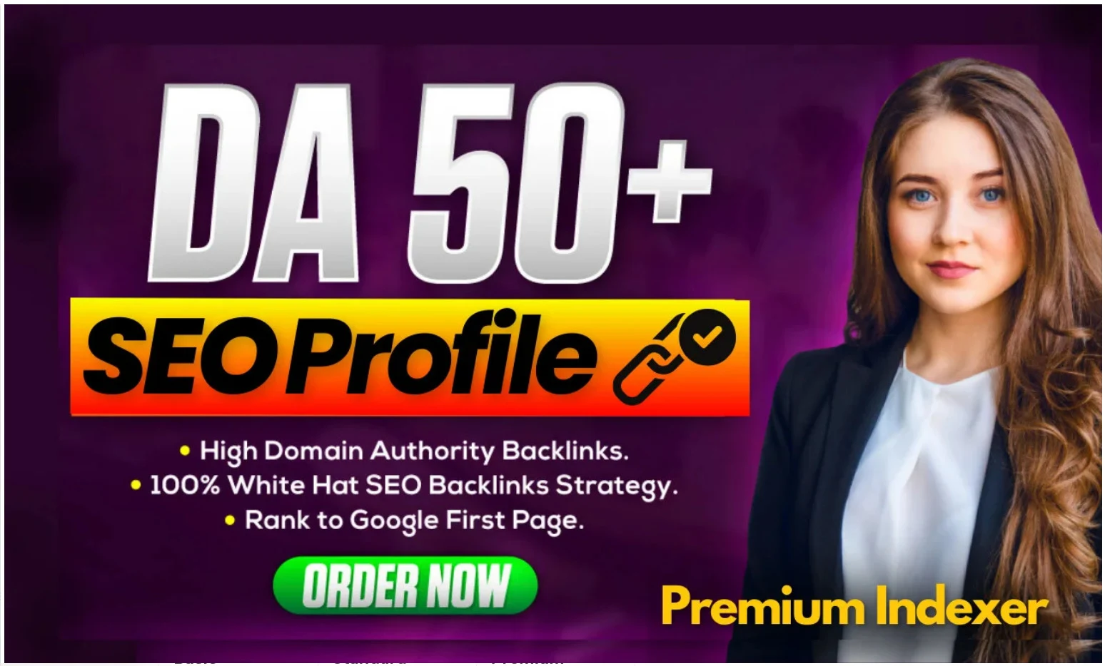 Get 100 high DA SEO profiles backlinks