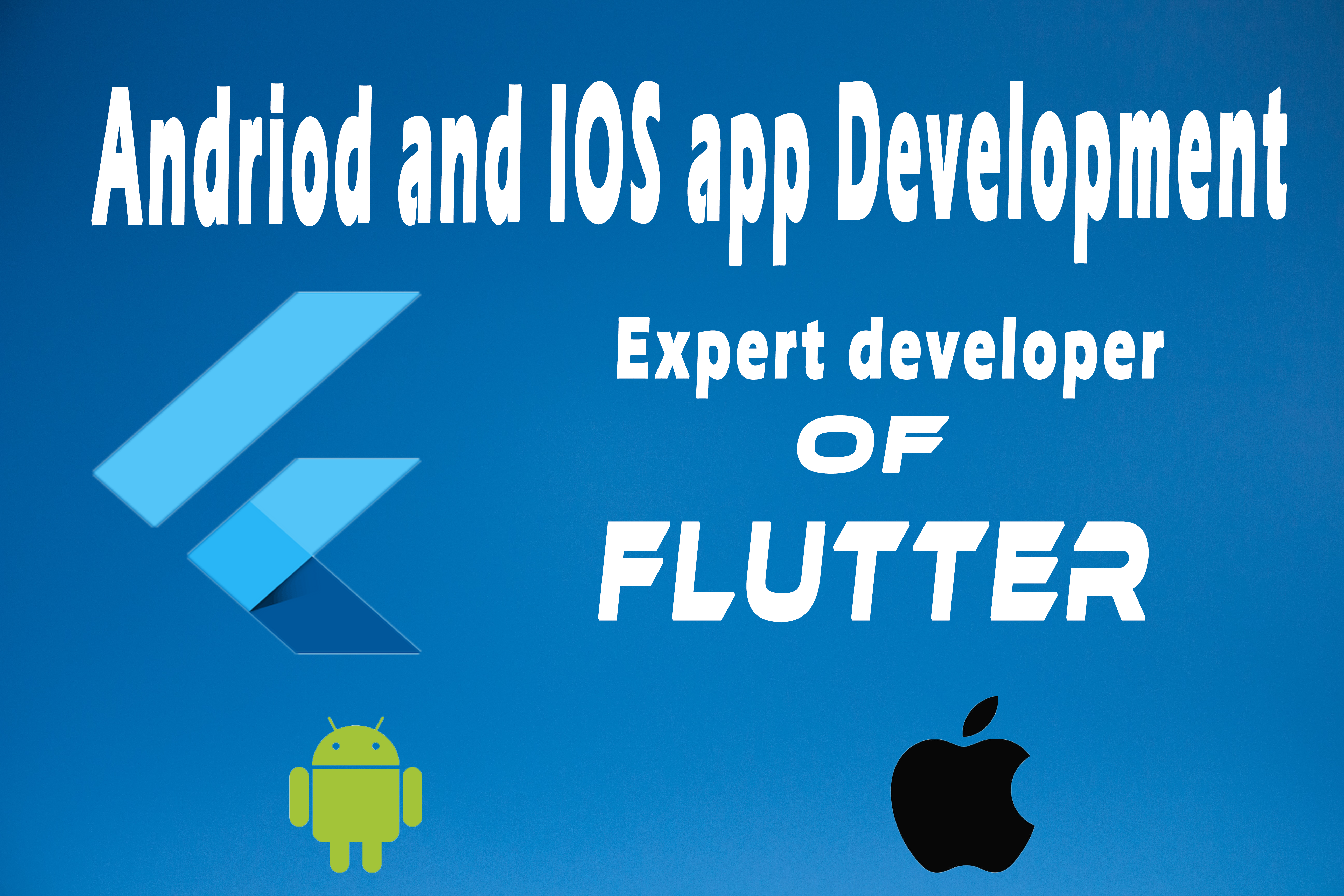 Develop flutter UI and flutter IOSand android mobile app