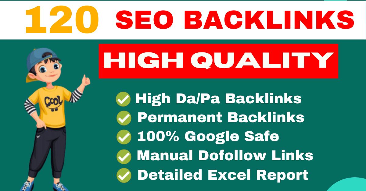 Create Manually 120 SEO Backlinks from web 2.0,pdf,link wheel