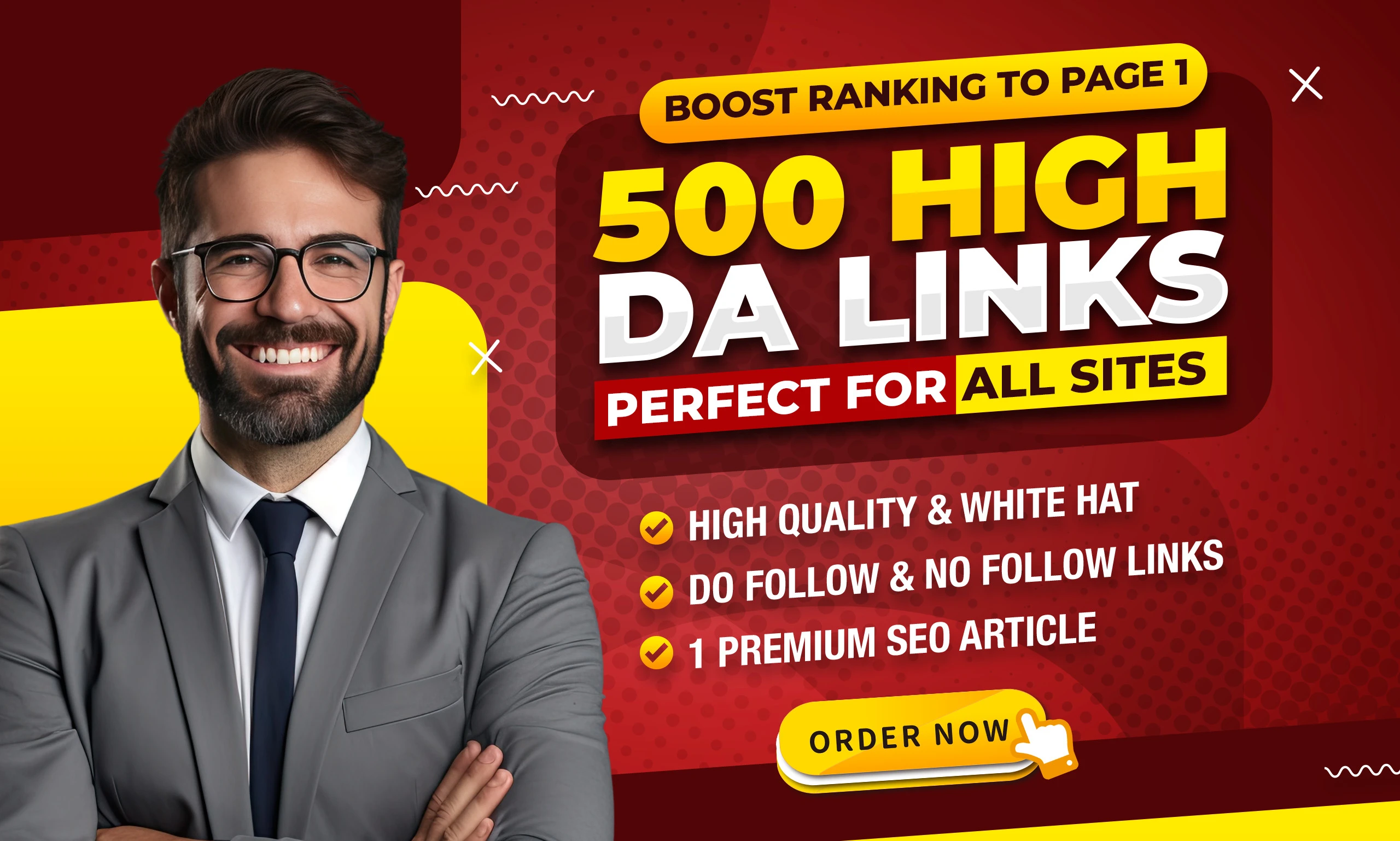 Create 500 Mix high Quality Backlinks DA 50+ Article submission, PDF, Web2.0 links 