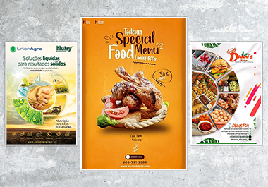 I will design minimalist Flyer, Brochure, Poster