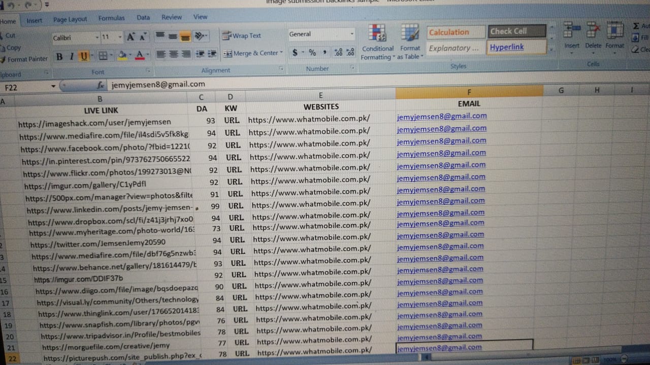 i will create infographic and image submission backlinks