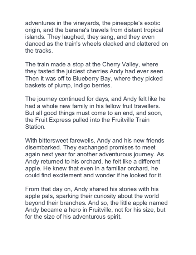 I will write you a short story on the topic of your choice