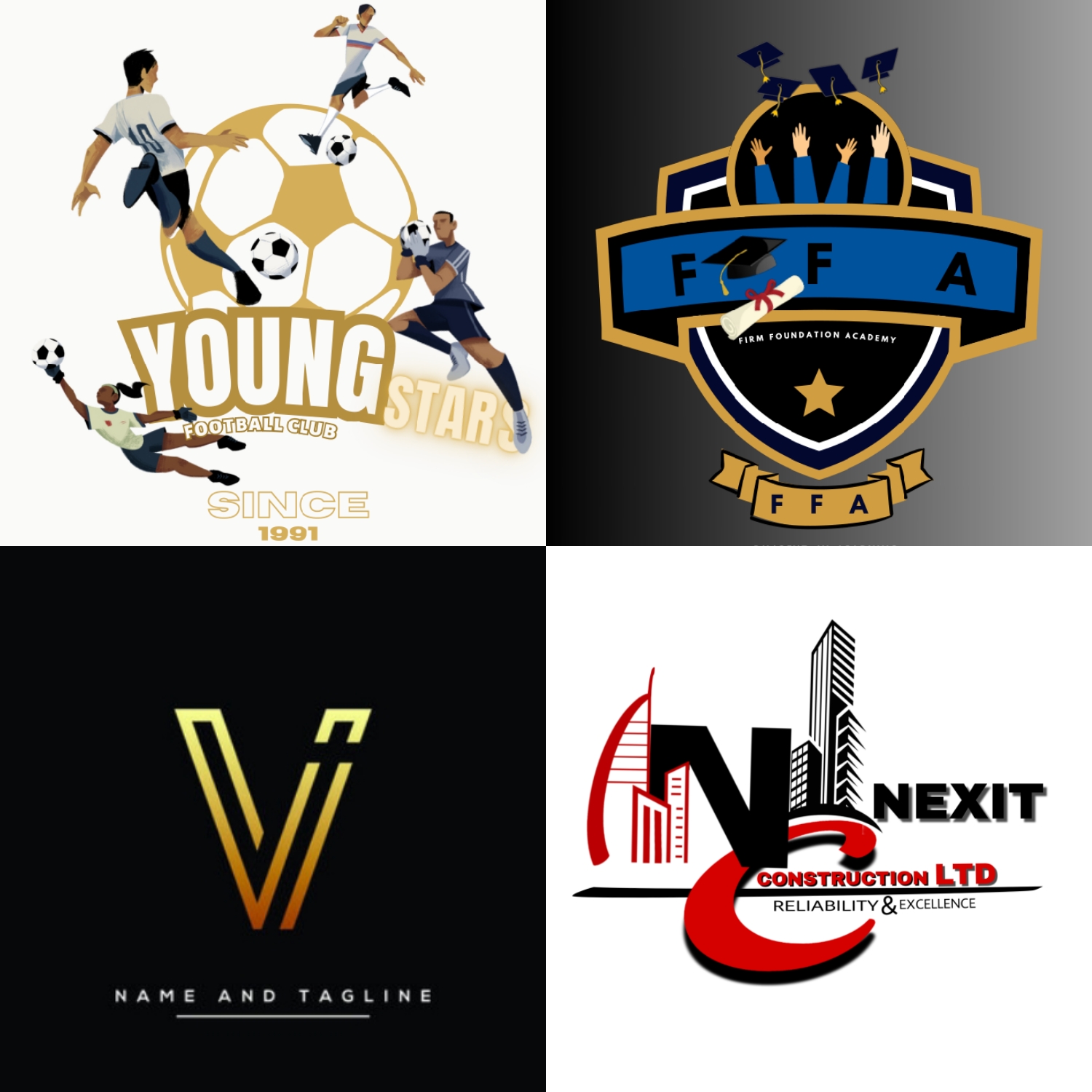 I create a professional gaming logo and others in low cost