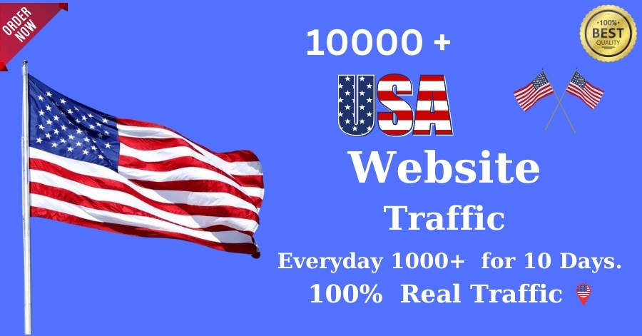 I will deliver 10000 High-quality USA organic web traffic to your website