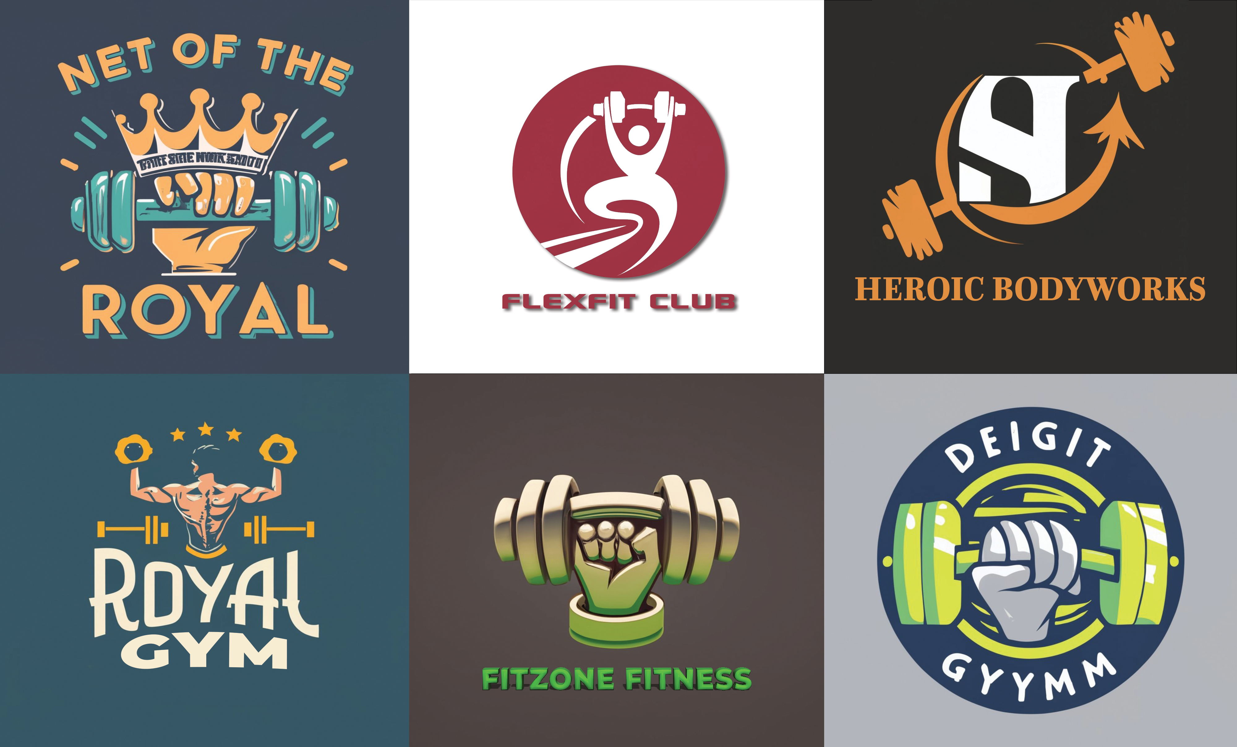 I'll Create Unique Professional Sports, Business, Gym and Fitness Logo