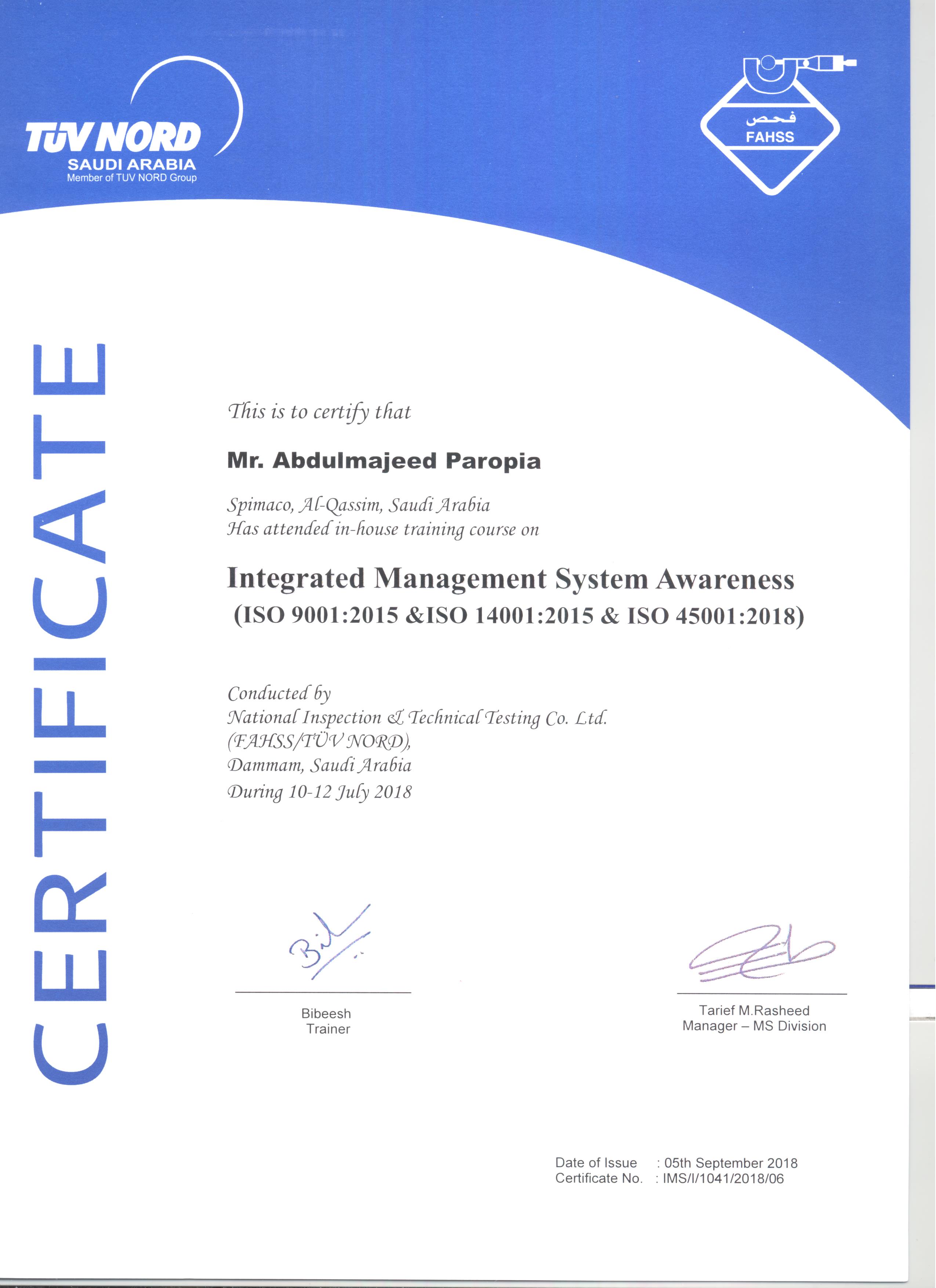 I will prepare, validation documents, including protocols, Report