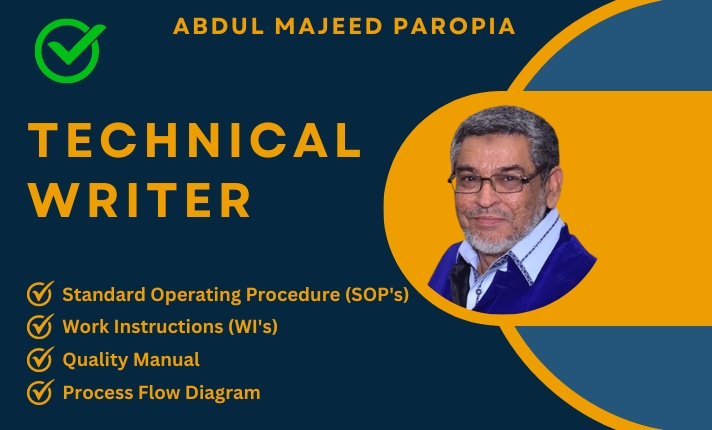 I will develop SOP, Flow Diagram, Policies, Manuals, and Procedures