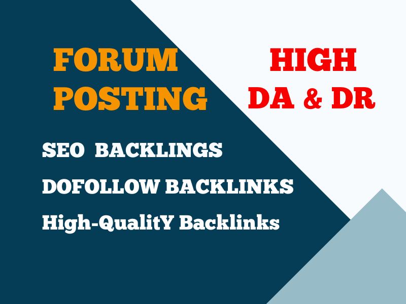 I will create 50 forum posting dofollow SEO backlinks link building