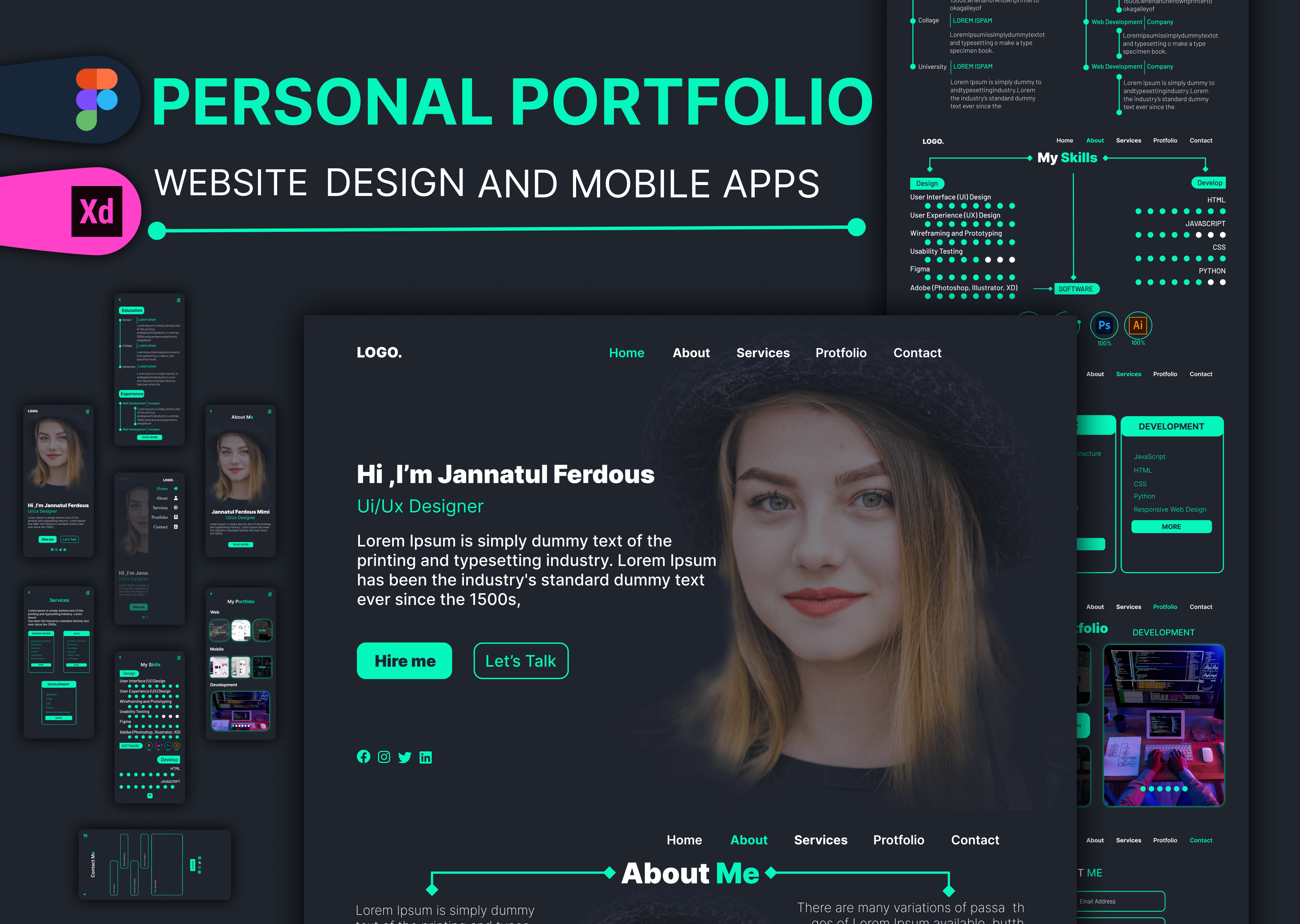 I will do figma website and landing page or mobile ui design