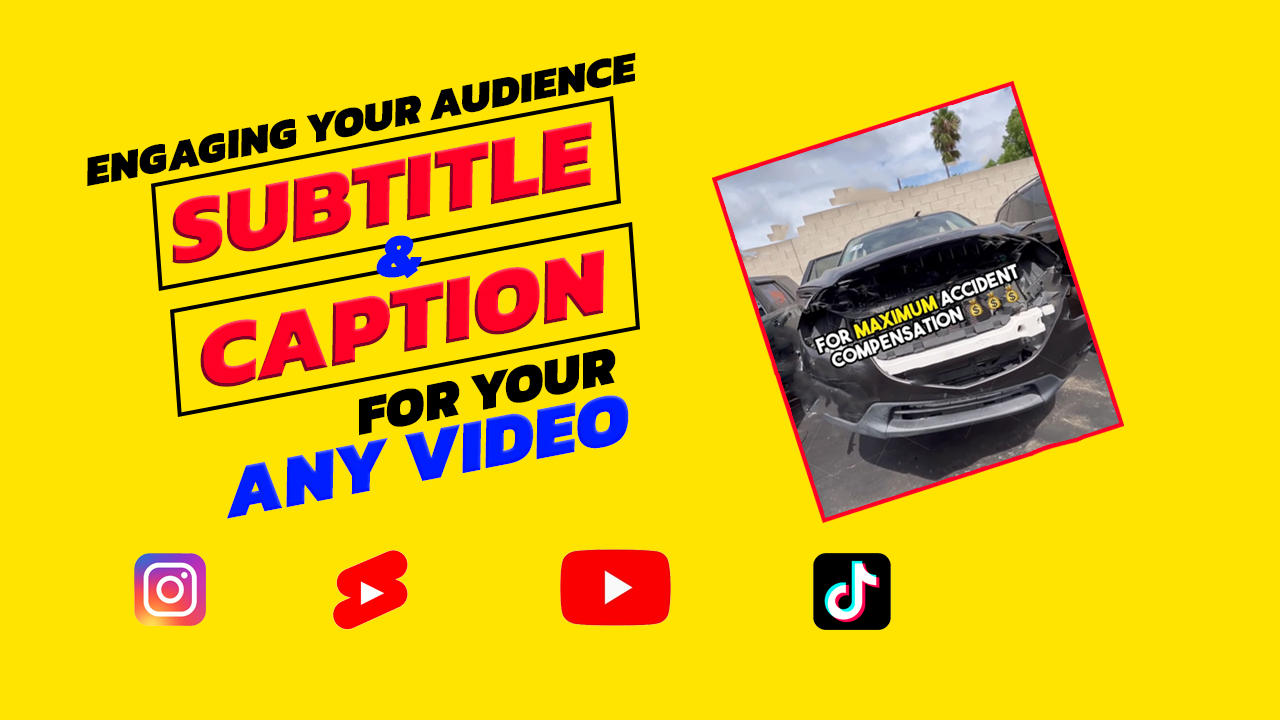 I will add professional synced captions to your video