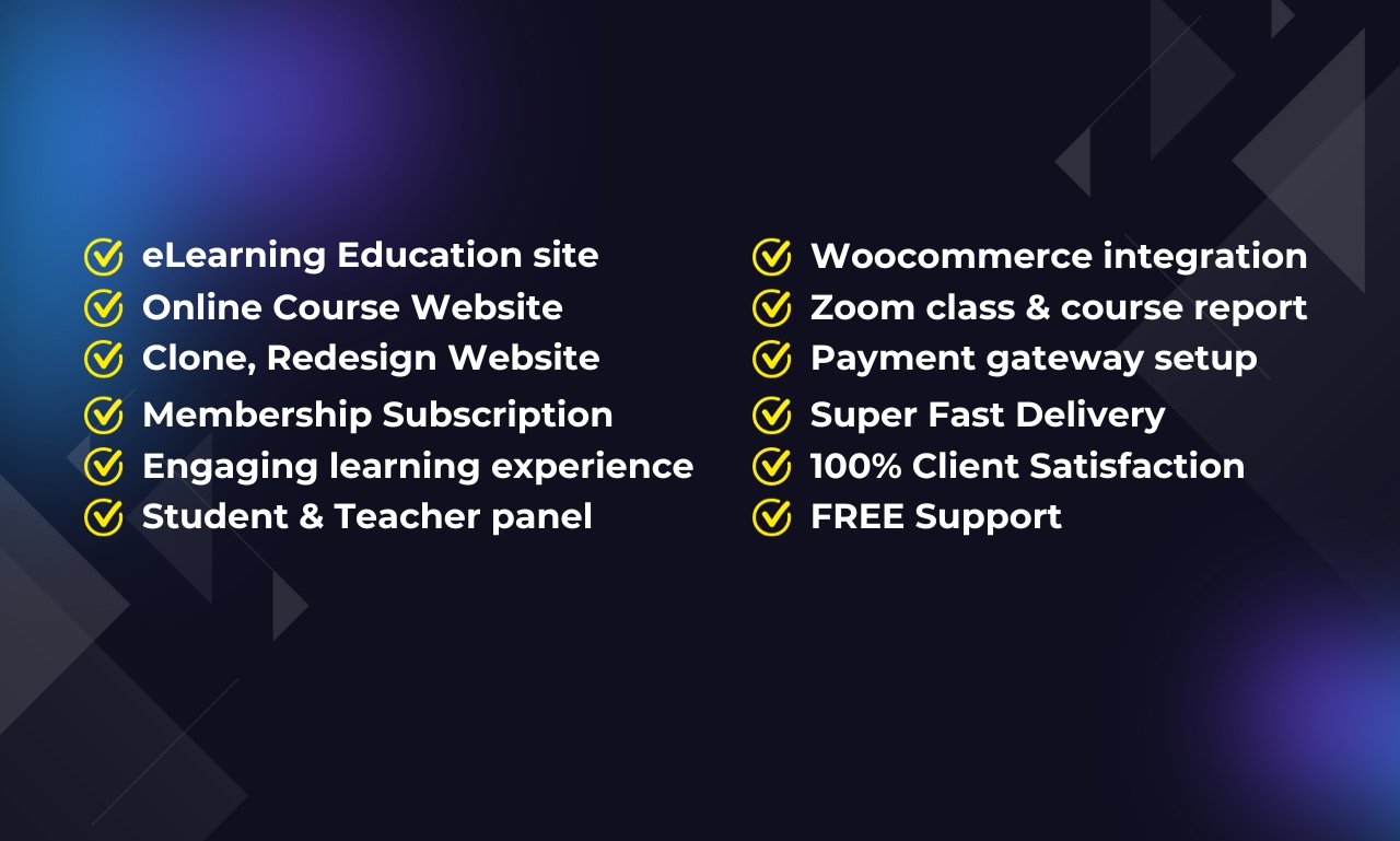 Build elearning website, lms website using learndash, buddyboss, tutor lms
