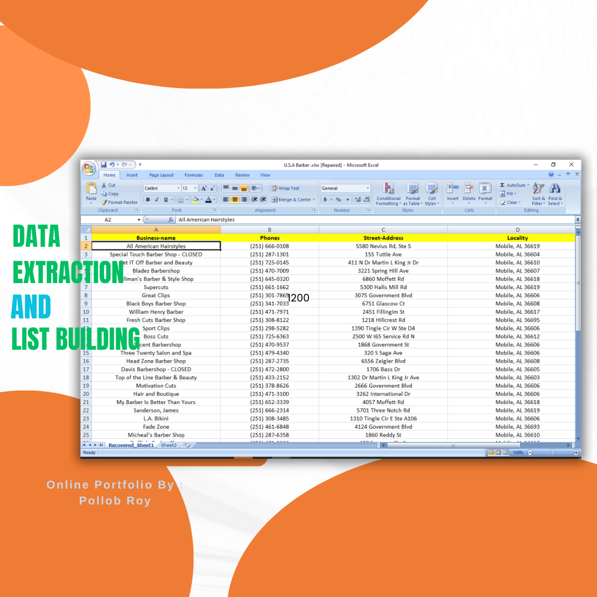 I will data entry, copy paste, web research, and lead generation