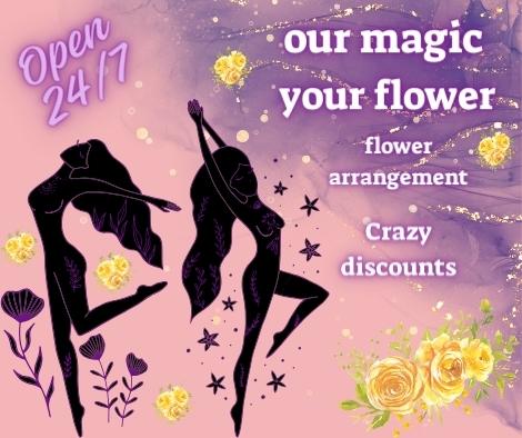 I will create creative and vibrant business cards and ads for your flower shop