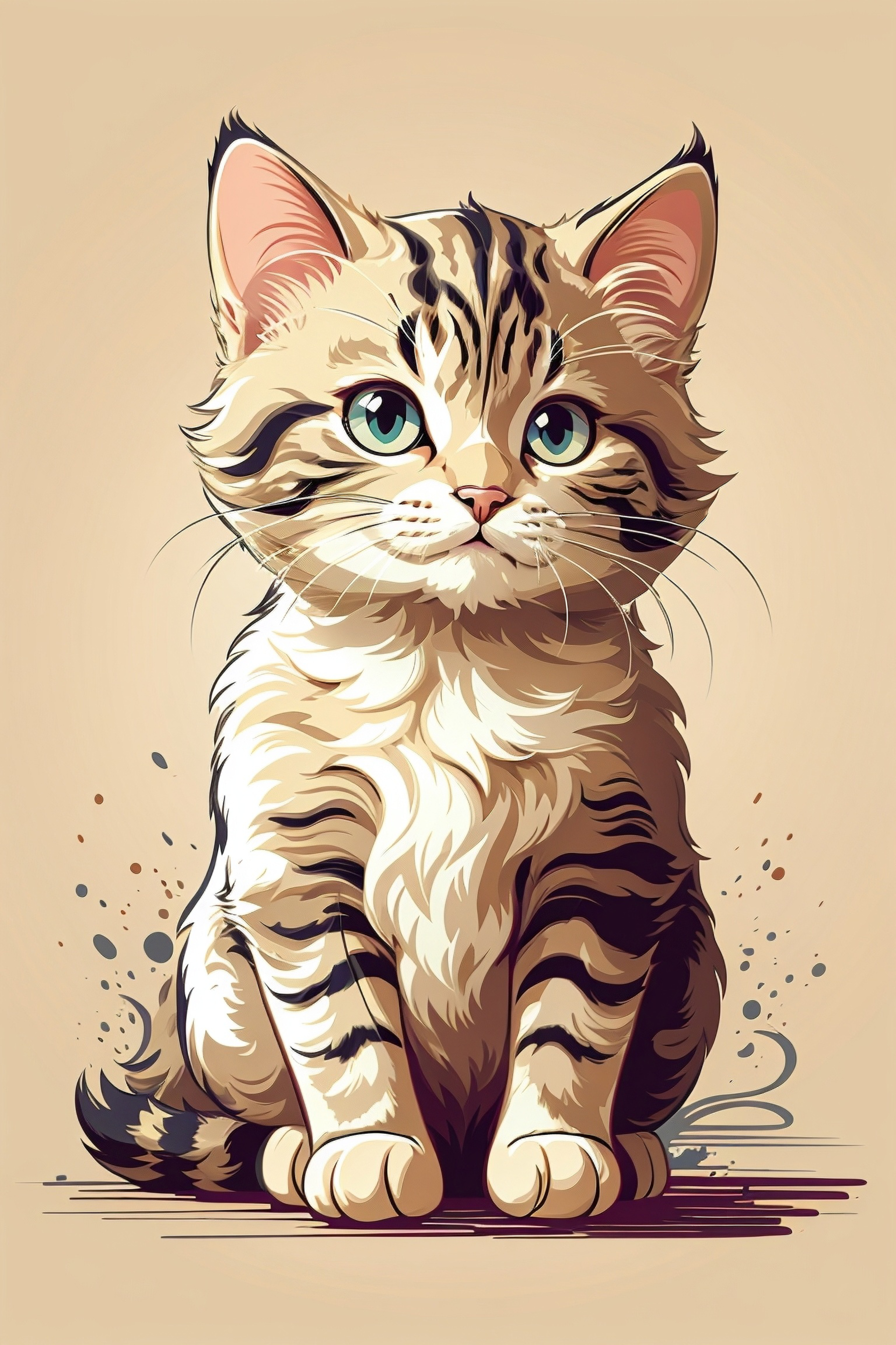 I will draw your dog and cat into cartoon portrait