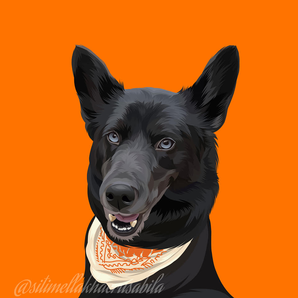 I will draw your dog and cat into cartoon portrait