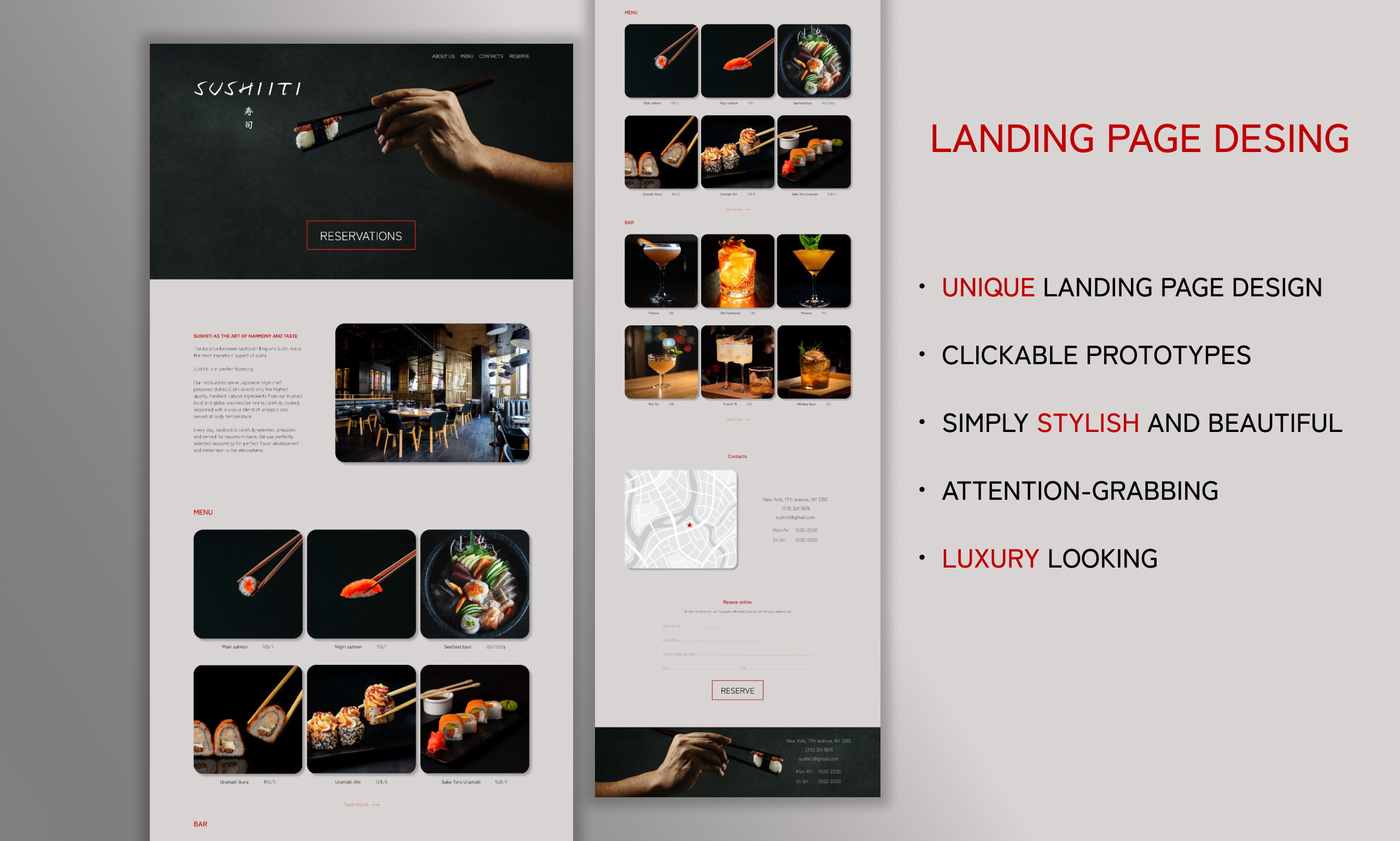I will create a beautiful and attractive landing page for you