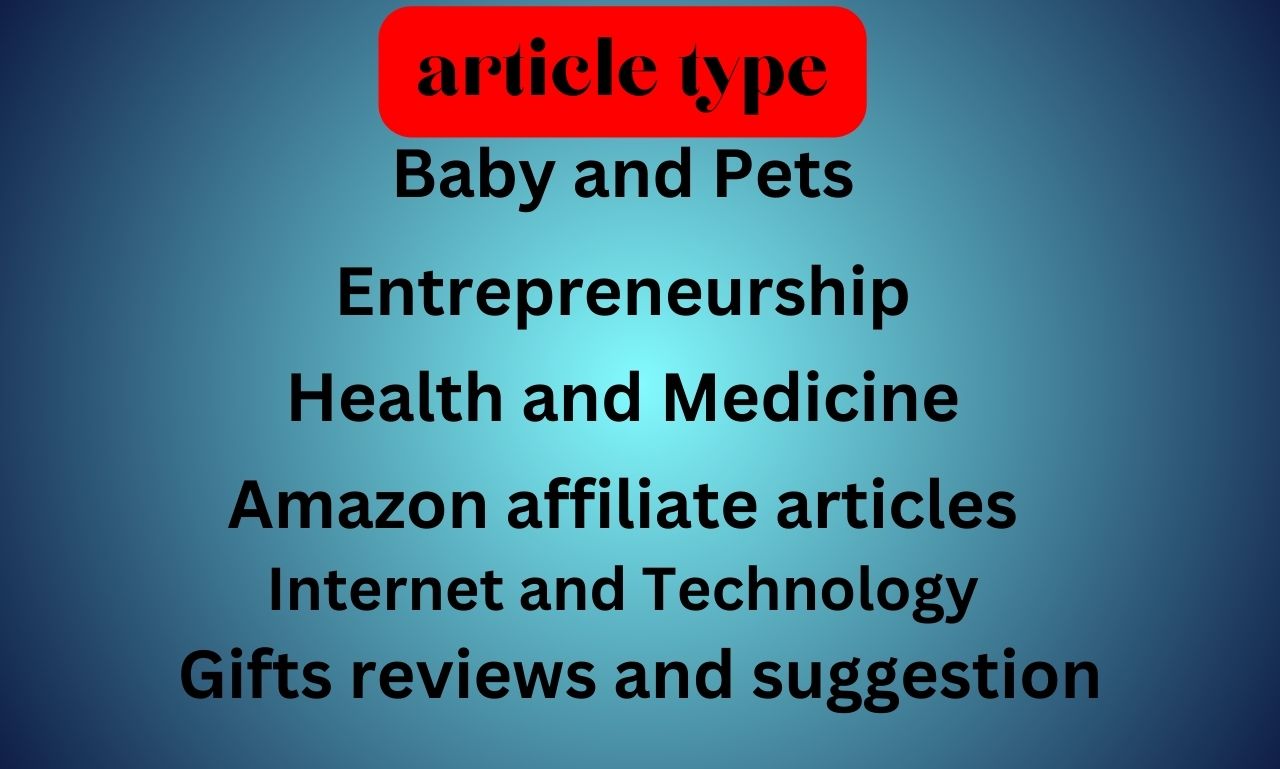 I will write amazon articles, seo friendly blog post for google AdSense approval