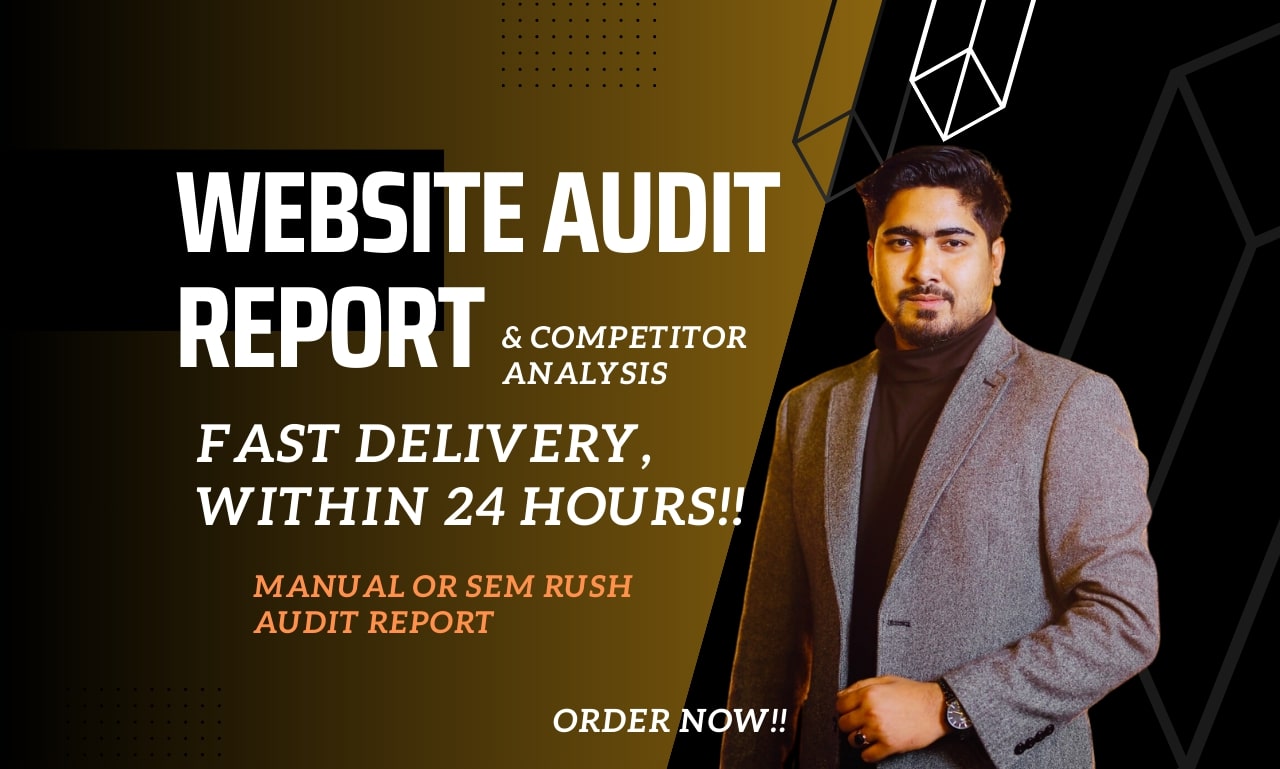 You will get website audit and competitor analysis by SEM rush tools