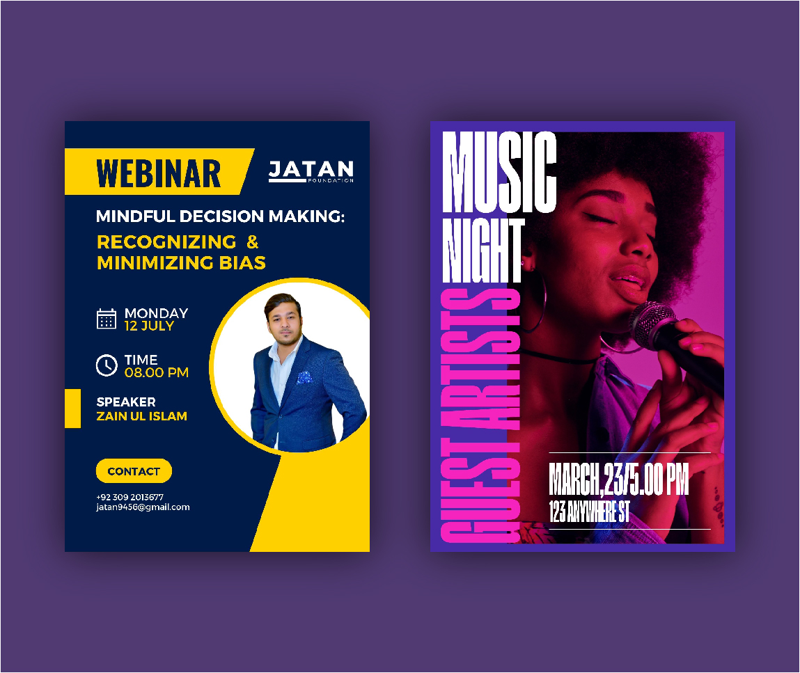 I will design a unique professional business posters, flyers, brochure