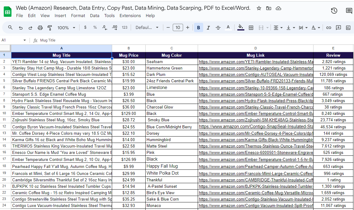 I will be virtual assistant in Data Entry and Lead Generation