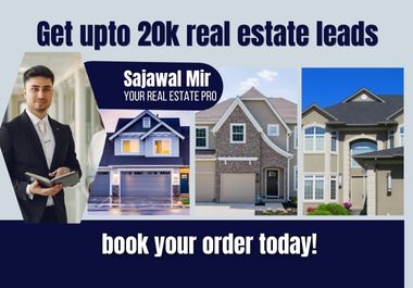  Get upto 20K real estate agents email list and email database 