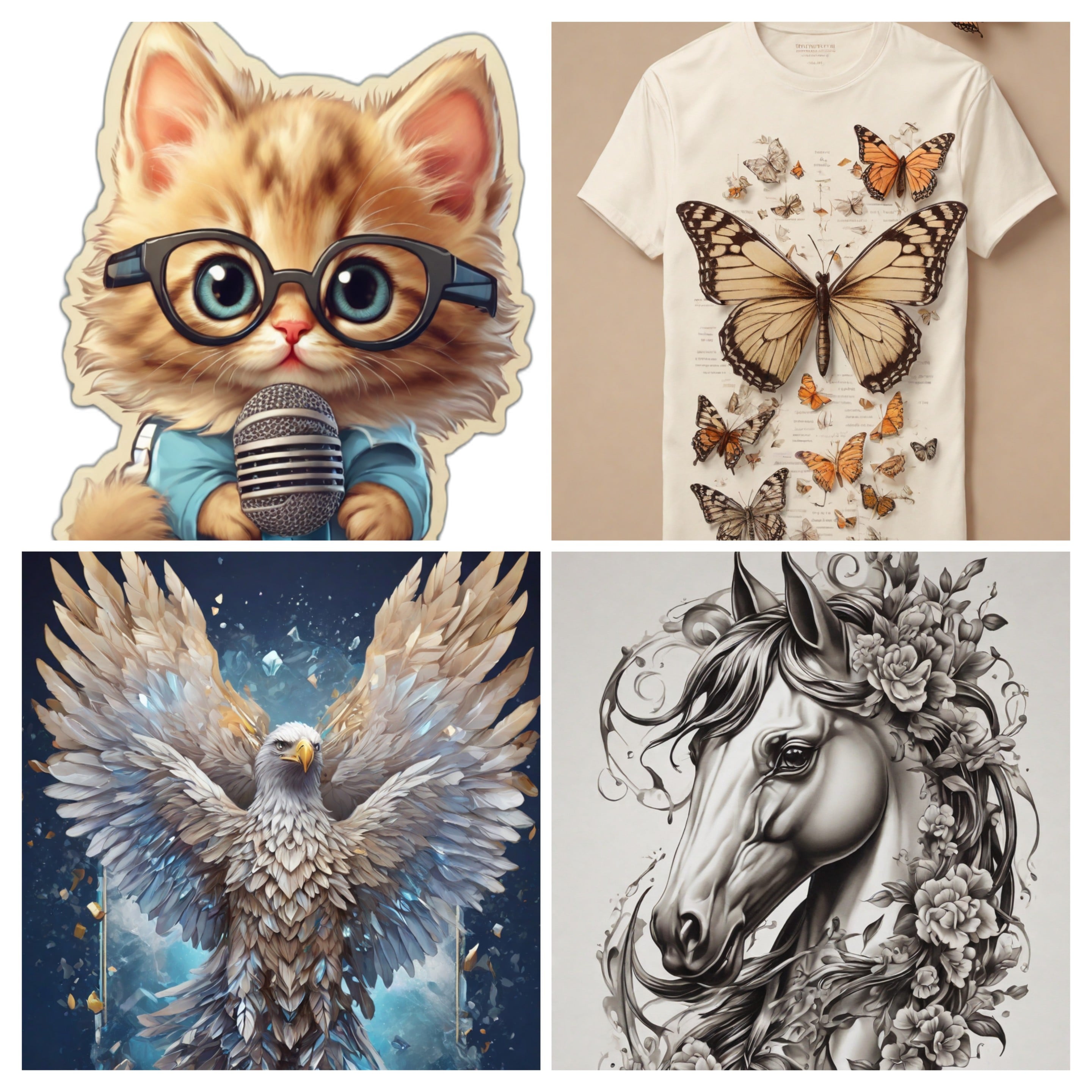 I will do unique graphic t shirt design using midjourney leonardo ai image prompt art generation 