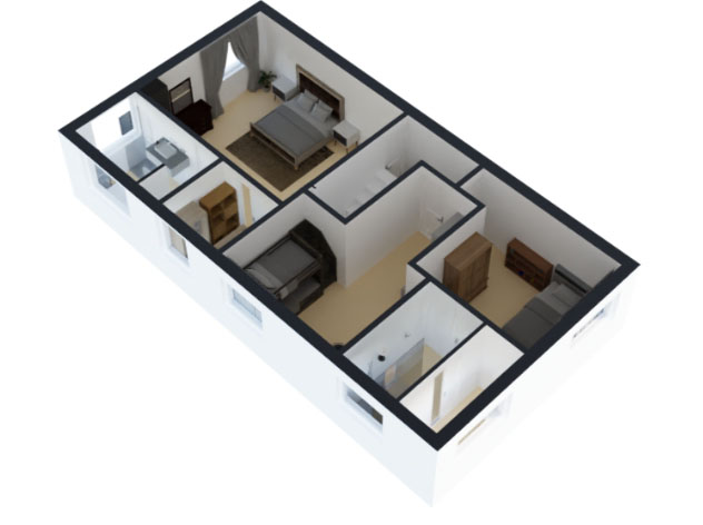 I will design 2d and 3d floor plan with floorplanner.com