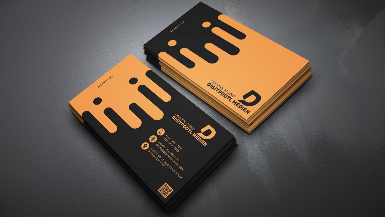I will do creative luxury minimalist business card and logo design