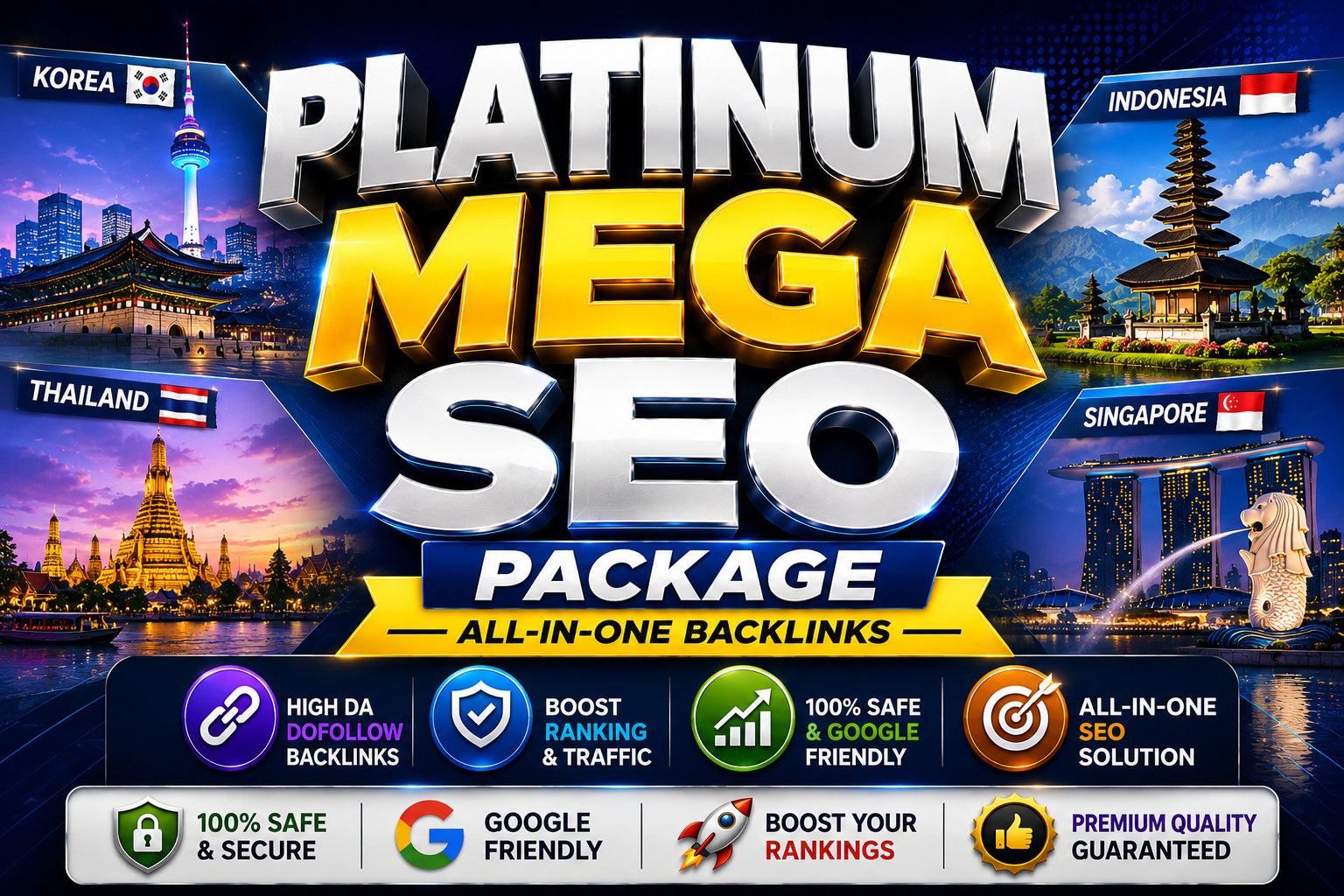 Platinum MEGA SEO Package - 400 All-in-One Backlinks ...