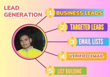 I will do b2b lead generation, prospect list, and email list building
